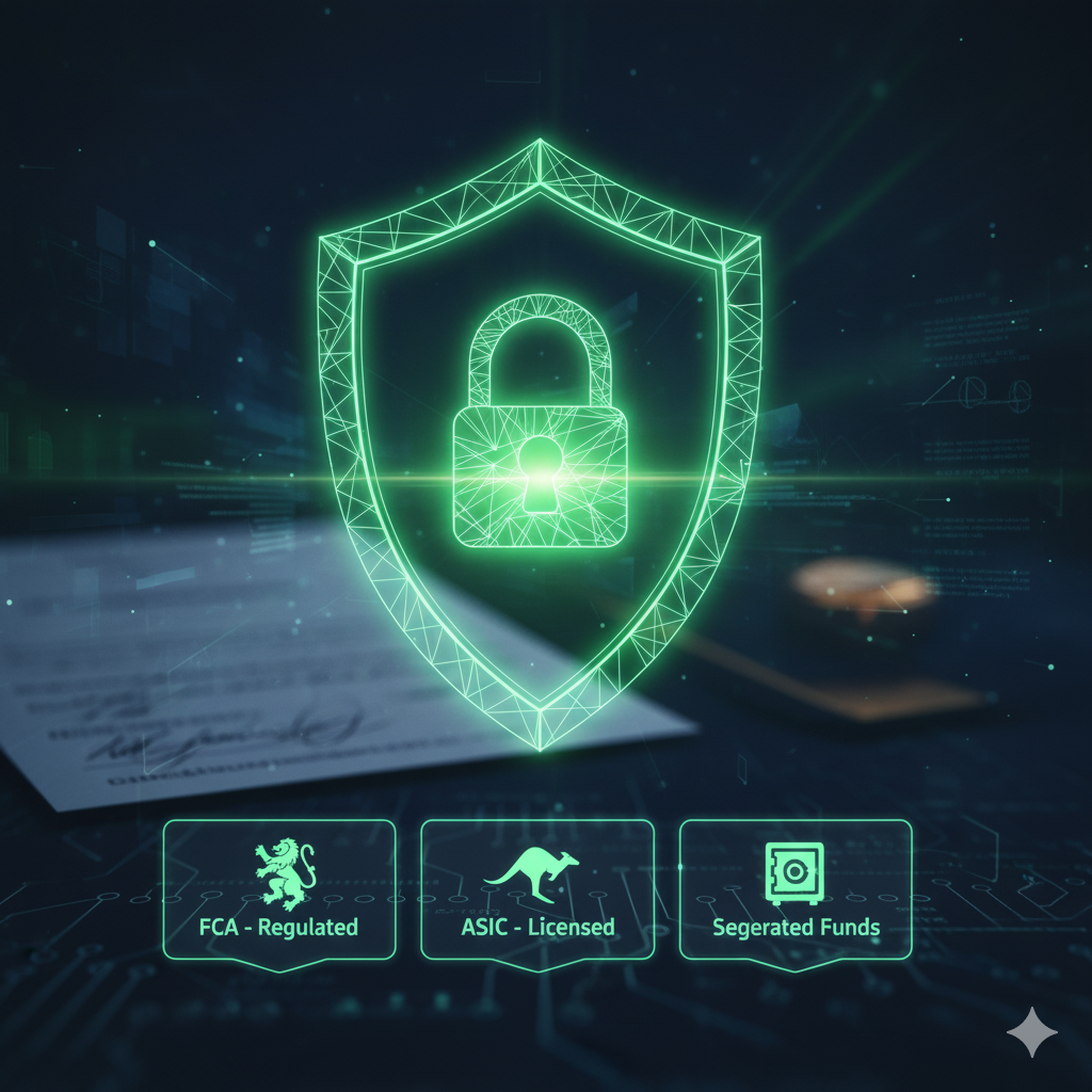 FCA (Financial Conduct Authority) logo placeholder.